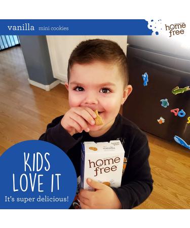 Homefree Mini Vanilla Cookies - Gluten Free, Nut Free, Vegan, 5 oz. Box (Pack of 1) - Buy Online on SooperMarket.com