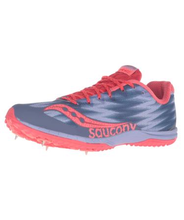 Saucony Women's Kilkenny XC Spike - Color: Lavender/Red (Regular Width) - Size: 10.5