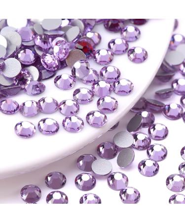 Yhmq 576PCS Nail Rhinestones & Crystals - Amethyst SS30 (6.4mm & 6.5mm) for Stunning Nail Art - Buy Online on SooperMarket.com