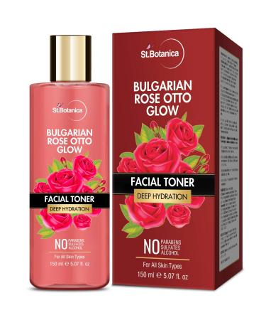 StBotanica Bulgarian Rose Otto Glow Deep Hydration Facial Toner | Deep Hydration | No Paraben SLS & Alcohol - 150ml