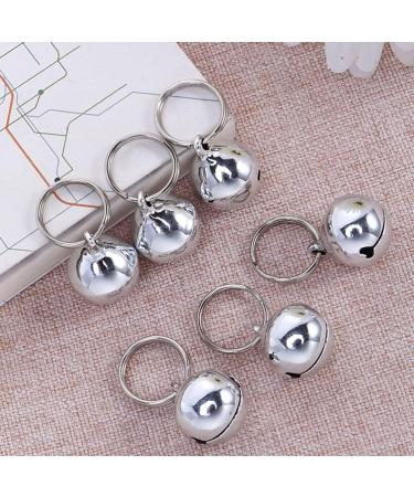 Balacoo Pet Bells 10pcs Cat Dog Bells Pet Collar Accessories Pet Training Bells for Kitten Collars Puppy Collars Silver - Buy Online on SooperMarket.com