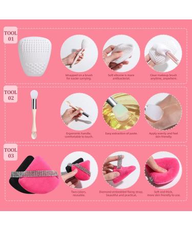 BS-MALL Premium Synthetic Makeup Brush Set - Foundation Concealers & Eye Shadows - Pink Gift Set for Flawless Beauty - Buy Online on SooperMarket.com