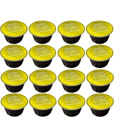Dolce Gusto 50 x Cappuccino Coffee Pods Only (NO MILK PODS) Sold Loose