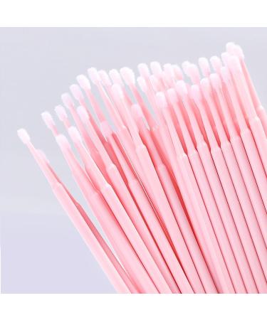 300pcs Disposable Microbrush Applicators Microfiber Wands JASSINS Eyelash Extensions Applicator Brush False Eyelashes Brush Clean Mascara swabs(2.0mm With Container) PINK - Buy Online on SooperMarket.com