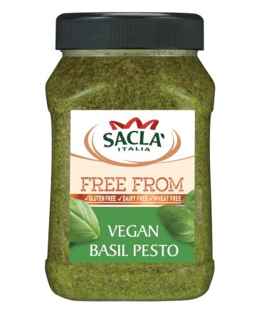 Sacla Vegan Classic Pesto 950 g (Pack of 1) Basil 950 g (Pack of 1)