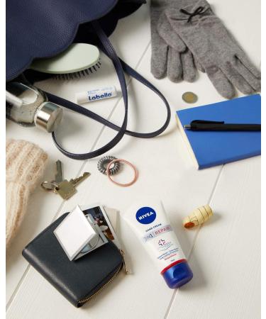 NIVEA 3-in-1 hand cream (75 ml) rich skin cream with dexpanthenol for intensive care hand care for very dry and cracked hands 75 ml (Pack of 1) - Buy Online on SooperMarket.com