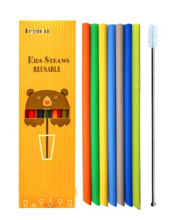 Tegion Reusable Toddlers& Kids Silicone Straws for The First Years Take & Toss Spill Proof Straw Cup  10 oz rtic yeti lowball Tumbler-Thin Short Size (Boys Color) boy color