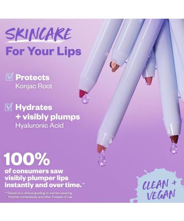 Kosas Hotliner Retractable Lip Liner Pencil - Hydrating Long-Lasting Creamy Texture with Brush & Sharpener - Infinite Warm Pinky Brown - Perfect for Plumping Lips - Buy Online on SooperMarket.com