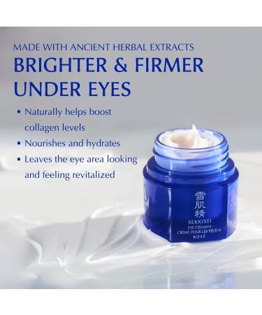 SEKKISEI Eye Cream - Ceramide & Collagen Boosting Moisturizer 0.07 oz - Hydrating Eye Care for All Skin Types - International Shipping Available - Buy Online on SooperMarket.com