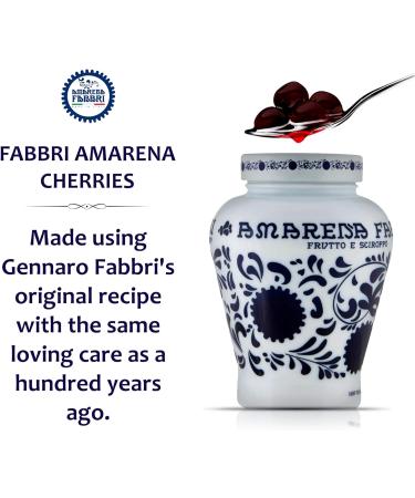 Fabbri Amarena Cherries in Syrup - 21 ozs. by Fabbri - Buy Online on SooperMarket.com
