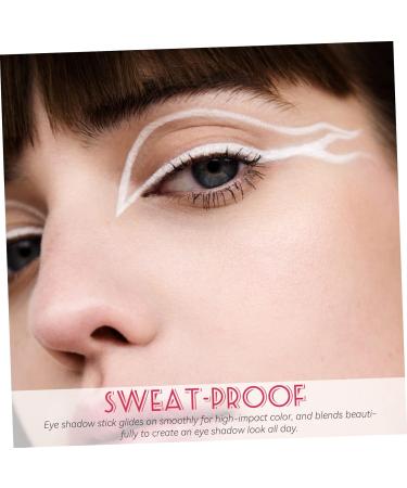 HAPINARY 5pcs White Lying Silkworm Pen White Eyeshadow White Eyeliner Liquid Crayons Abs Cosmetics Matte Girl - Buy Online on SooperMarket.com