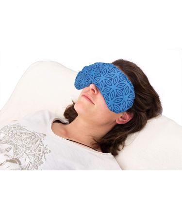 Bodhi Soft Cotton Eye Cushion | Organic Linseed & Lavender | Vegan Eye Mask for Yoga Relaxation & Meditation | Multiple Designs Available - Buy Online on SooperMarket.com