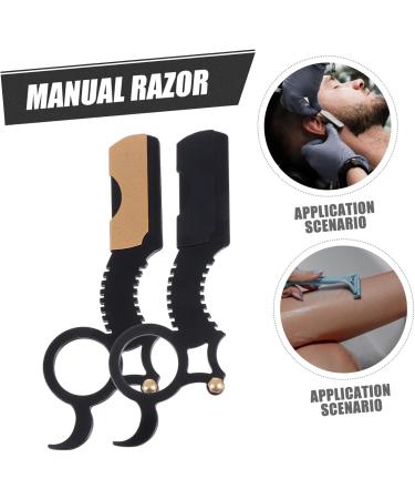 Angoily Stainless Steel Razor Holder for Men - Classic Wearable Shaver Ring for Beard Grooming - Buy Online on SooperMarket.com