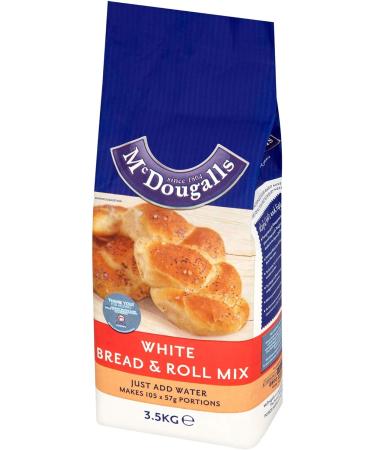 McDougalls White Bread and Roll Mix - 1x3.5kg - Buy Online on SooperMarket.com