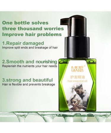 Hair Oil for Frizz Control - 70ml Hair Repair Natural Oil Mild Frizz Control Oil | Hair Care Oils for Home Traveling Vacation Outing Business Trips Hair Salon Veeteah - Buy Online on SooperMarket.com