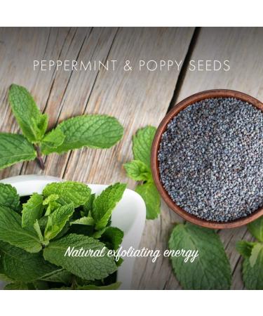 Natural Peppermint & PoppySeed Soap 95g Bar - Handmade with Shea Butter & Coconut Oil - Vegan & Eco-Friendly - Buy Online on SooperMarket.com