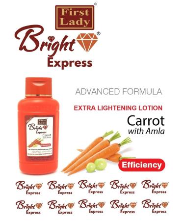 Bright Express Carrot & Amla Skin Lightening Body Lotion 500ml - Best for Radiant Skin | International Shipping - Buy Online on SooperMarket.com