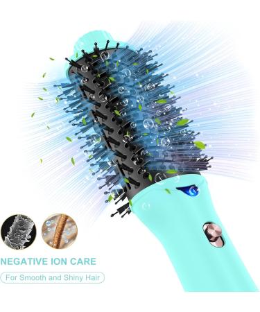 Parwin Pro Beauty One-Step 4-in-1 Hair Dryer Brush - 1000W Hot Air Brush for Styling, Volumizing, Straightening - Green 4 - Buy Online on SooperMarket.com