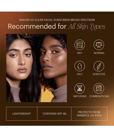 Makari UV Clear Facial Sunscreen SPF 46 - Broad Spectrum Face Sunscreen Lotion, 1.69 fl oz - Buy Online on SooperMarket.com