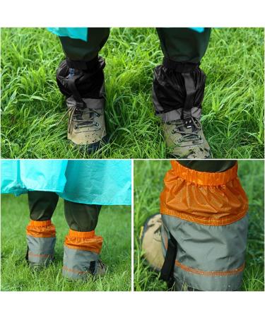 Waterproof Tyuodna Gaiters for Hiking Running & Outdoor Activities - Breathable Leg Gaiters for Men & Women - One Size Black - Buy Online on SooperMarket.com