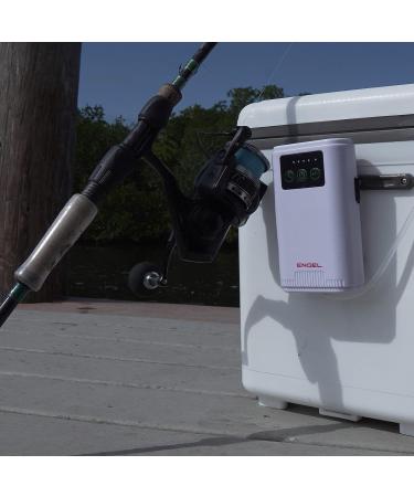 ENGEL Ultra Quiet USB Rechargeable Live Bait Aerator Pump & Bubbler | Large & Extra Large Sizes | White - Buy Online on SooperMarket.com