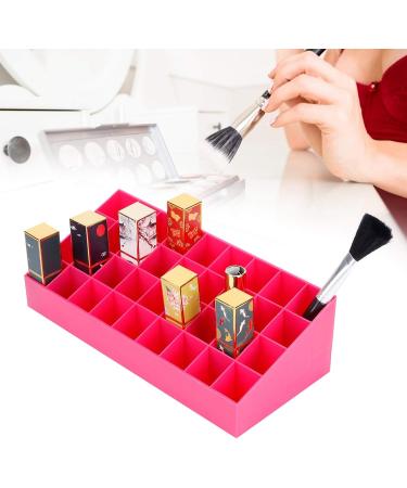Alvinlite Lipstick Display Stand - 36 Space Pink Plastic Lipstick Organizer Rack for International Shipping - Buy Online on SooperMarket.com