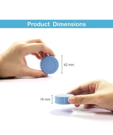 Maymom Solid Lids with Sealing Ring for Standard Bottles - Compatible with Medela, Ameda, Nuk, Playtex, Gerber, Lifefactory - 8pc Set (Blue) - Buy Online on SooperMarket.com