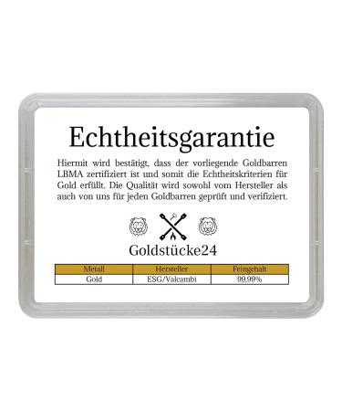 Goldpiecese24 | 1g Gold Bar Gift for Baptism | Black Gift Box | Perfect Blessing Idea - Buy Online on SooperMarket.com