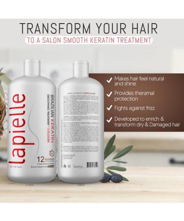 Professional Brazilian Keratin Treatment with Argan Oil for Dry & Damaged Hair - 32 FL oz | International Shipping - Buy Online on SooperMarket.com