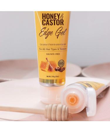 Africa's Best Originals Honey and Castor Edge Hair Gel - Sulfate-Free 4 oz - Buy Online on SooperMarket.com