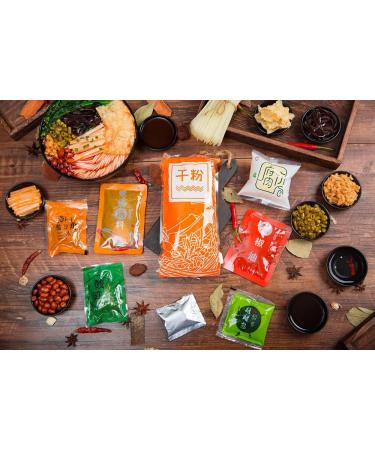 Liuzhou Specialty Rice Noodles 308g Spicy noodles Hot and sour noodles instant rice noodles delicious spicy rice noodles vermicelli snacks specialty food (2bags) - Buy Online on SooperMarket.com