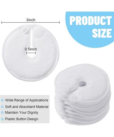 28 Pack Abdominal G Tube Pads - Soft, Absorbent, White Cotton Covers for Feeding Tube - Peg Tube Supplies & Nursing Care Accessories - Buy Online on SooperMarket.com