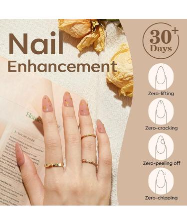 Modelones Builder Nail Gel 6 Colors Set - Hard Strengthener & Extension Gel with Rhinestone Glue - Clear, Nude, Pink - Ideal Gift for Women - Buy Online on SooperMarket.com