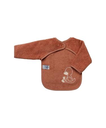 Terry Cloth Bib with Snap Fastener & Duck Appliqu | Edda Lou - International Shipping - Buy Online on SooperMarket.com