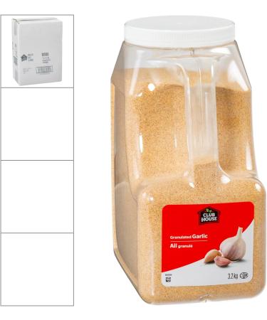 Club House Quality Natural Herbs & Spices GARLIC GRANULATED 3.2kg (pack of 1) - Buy Online on SooperMarket.com