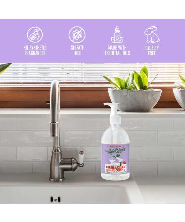 Rebel Green Natural Hand Soap - Lavender & Grapefruit Scent - 16.9 oz Pump Bottles 4 Pack - Buy Online on SooperMarket.com