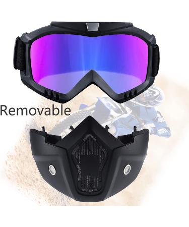 Anti-Fog Full Face Paintball Mask for Motorcycle, Cycling, Skiing - Colorful - Buy Online on SooperMarket.com