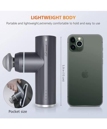 Snailax Mini Massage Gun - Rechargeable Deep Tissue Percussion Massager for Athletes - Portable and Quiet Handheld Muscle Massager for Back, Neck, and Body - Perfect Gift for Men and Women - Buy Online on SooperMarket.com