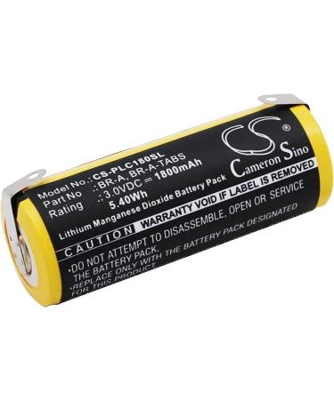 Replacement Battery for Panasonic Real-time Clocks & Alarms - BR-A BR-A-TABS 1800mAh/3.0V - International Shipping Available - Buy Online on SooperMarket.com