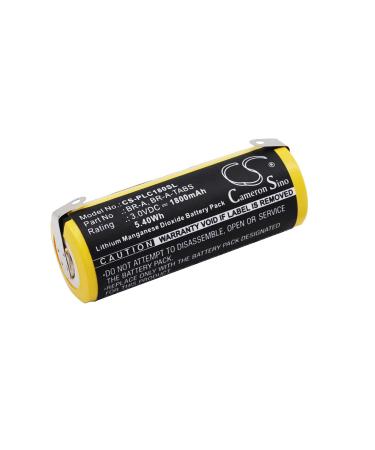 JRINK Replacement for Battery Panasonic BR-A BR-A-TABS Memory Back-up Professional Electronics Real-time Clocks Utility metering Wireless Alarms and Security d