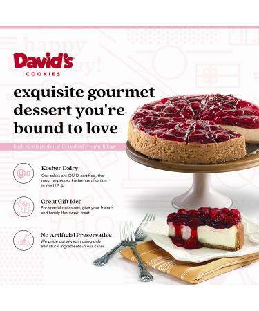 David's Cookies Strawberry Cheesecake - Premium Fresh Ingredients - Surprise Your Friend and Family With Our Strawberry NY Stylish Cheesecake Cake Dessert - Buy Online on SooperMarket.com