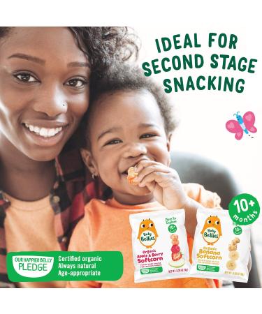 Baby Bellies Organic Apple & Berry Softcorn - 0.28 oz Bag (Pack of 7) - Buy Online on SooperMarket.com