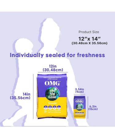 Buy Oh!My Gim 16 Pack Seaweed Snacks | Vegan Wasabi Crispy Algae Chips | Premium Korean Healthy Snack - Buy Online on SooperMarket.com