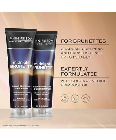 John Frieda Brilliant Brunette Visibly Deeper Bundle: Color Deepening Shampoo & Conditioner 8.3 Ounce Each - Buy Online on SooperMarket.com