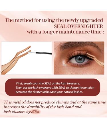 Higu Eyelash Glue - Strong Hold Black Lash Bond & Seal 48-72 Hour Waterproof 2-in-1 Eyelash Sealer 5ml Each - Perfect for DIY at Home (1 Pack) - Buy Online on SooperMarket.com
