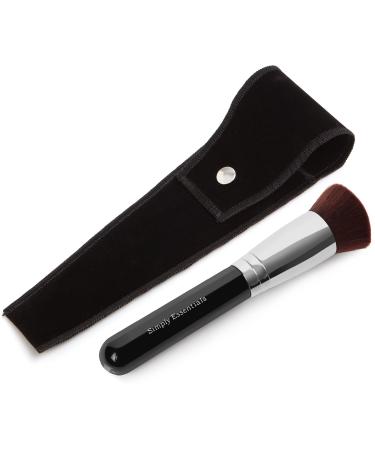 Round Kabuki Makeup Brush for Liquid, Cream, Mineral & Powder Foundation - Prime Quality Design with Carrying Case & E-Book - Buy Online on SooperMarket.com