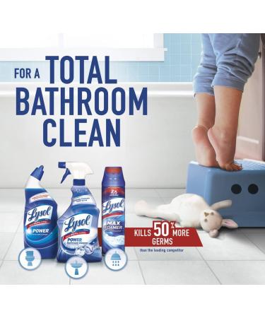 Lysol Power Bathroom Cleaner Spray Island Breeze 22oz (Pack of 4) - 88oz Total - Buy Online on SooperMarket.com