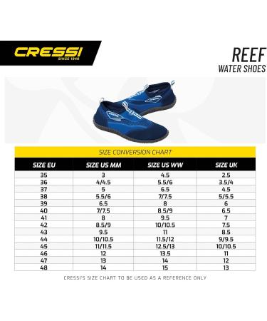 CRESSI Reef Shoes - Unisex Aquatic Activity Footwear for Adults & Kids | Black 44 EU - Buy Online on SooperMarket.com