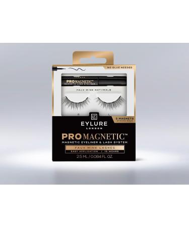 Eylure PROMAGNETIC Eyeliner & Lash Kit | Faux Mink Natural Eyelashes in Black - International Shipping Available - Buy Online on SooperMarket.com