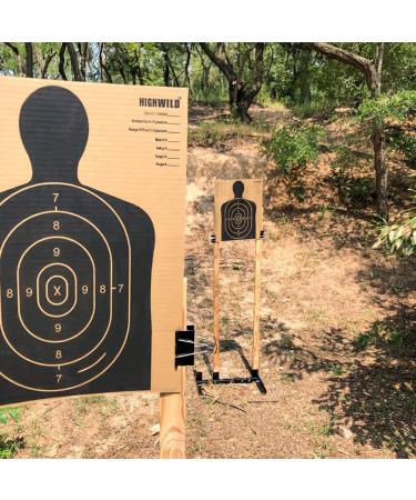 Highwild Adjustable Target Stand Base - H Shape - USPSA/IPSC - IDPA Practice - Upgraded Version - 2 Pack - Buy Online on SooperMarket.com